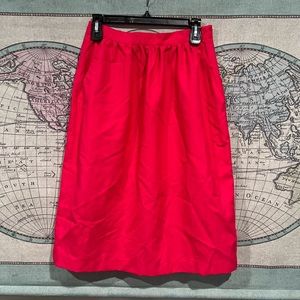Vintage Junior Exchange Hot Pink MIDI Skirt